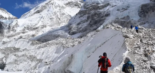 Glaciers near by EBC