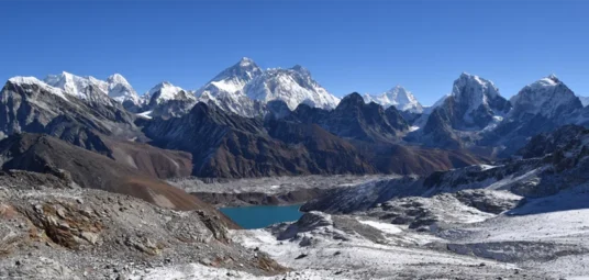 Gokyo Lake views from top of Renjola