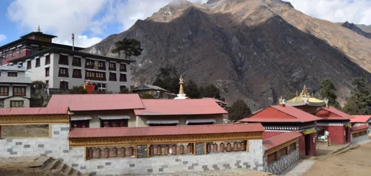 The oldest and famous Tangboche Monastery
