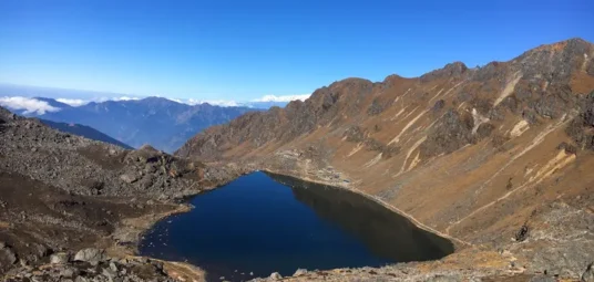 Gosaikunda Lake views on the way to Gosaikunda Pass