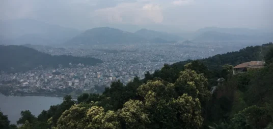 Kathmandu valley views from Chandragiri Hill
