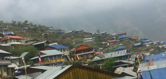 Thuman village during our Tamang heritage trek