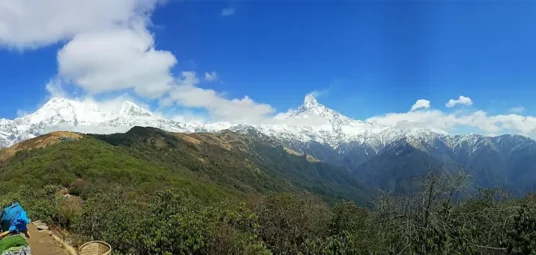 Views from on the way to Lowcamp from Forest camp