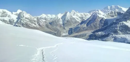 views from near by high camp